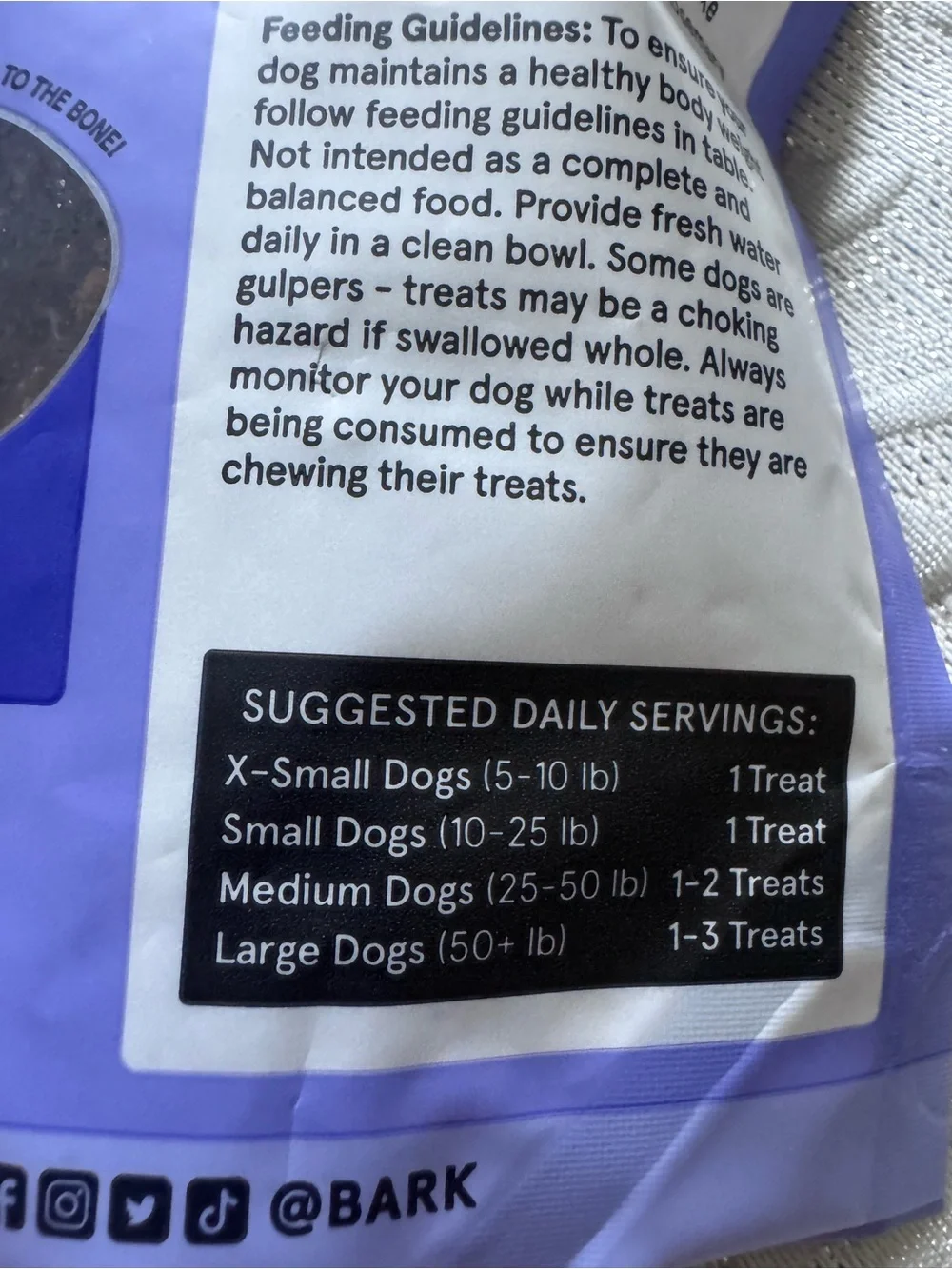 SEALED - BARK Baa Baa Jerky Bars Lamb Recipe Dog Treats 3 oz Best By 2027